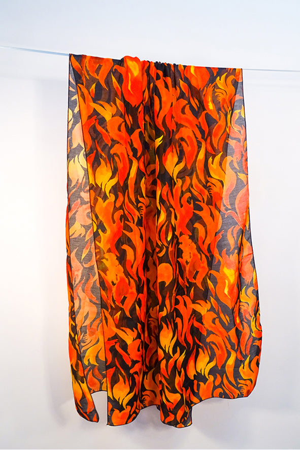 Foulard à lire 
