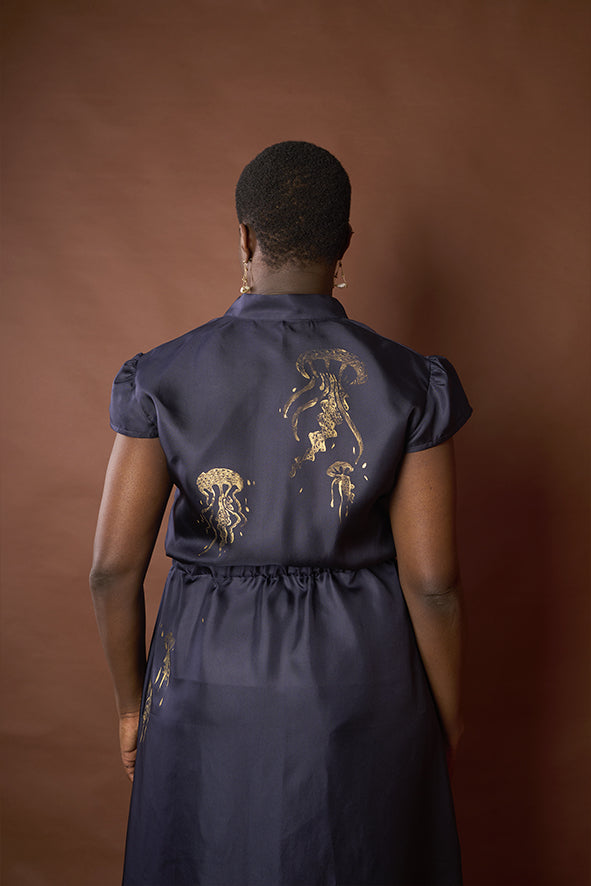Robe girafe minuit* méduses