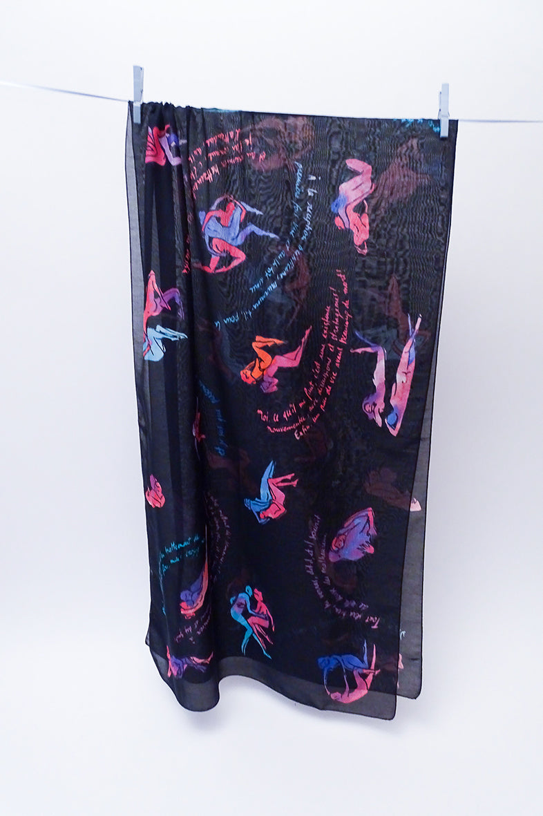 Foulard à lire 