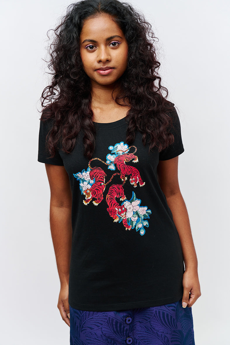 T-shirt motif animalier 