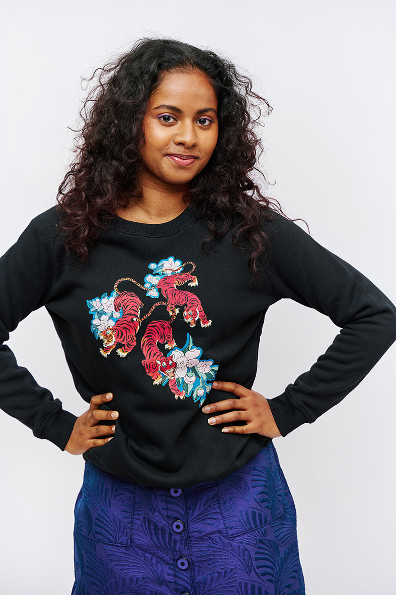 Sweat motif animalier 