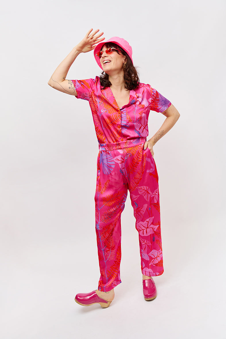 Chemise motif floral 