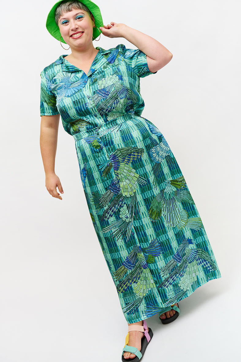 Chemise motif graphique 