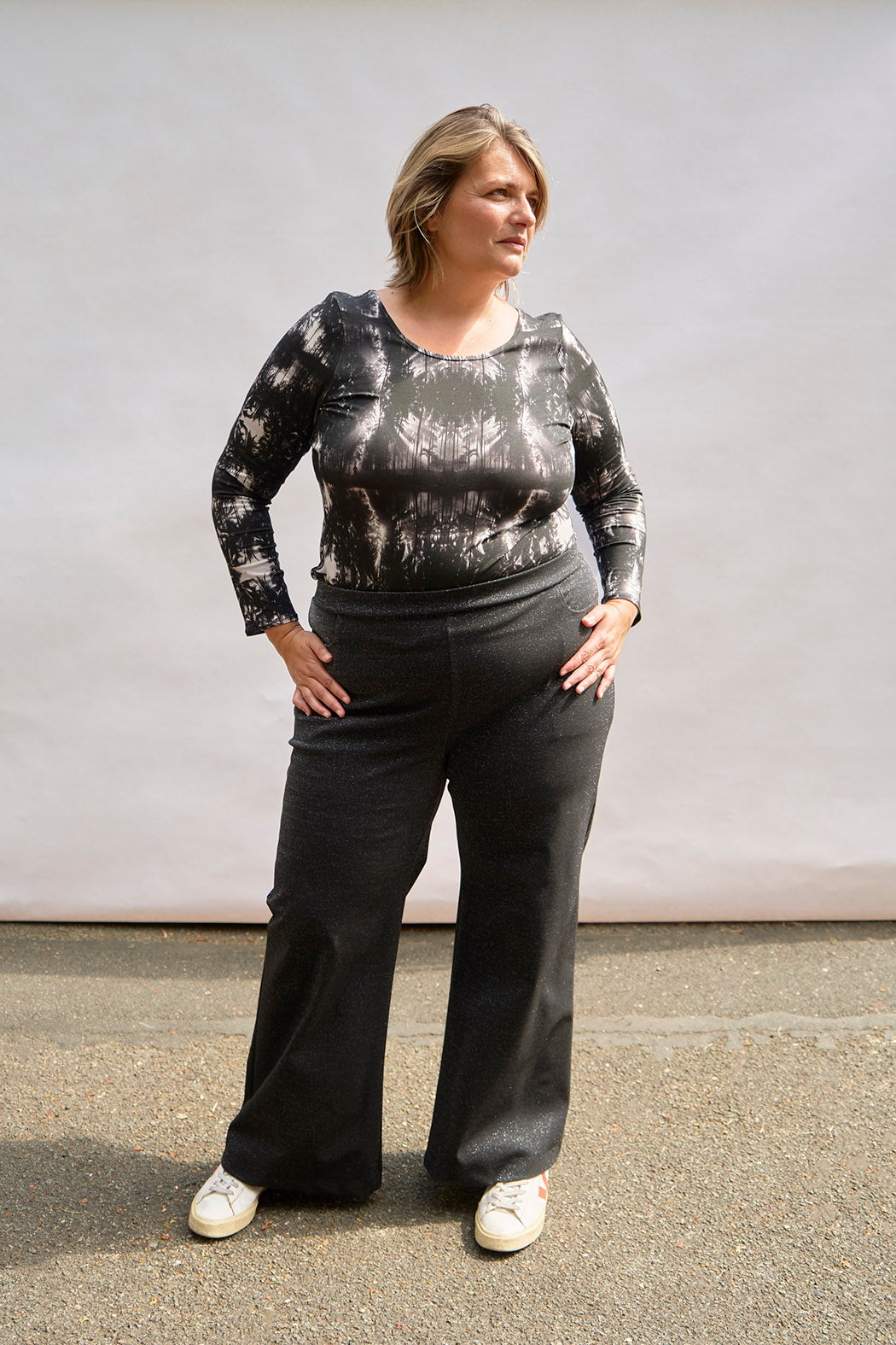 Pantalon flare 