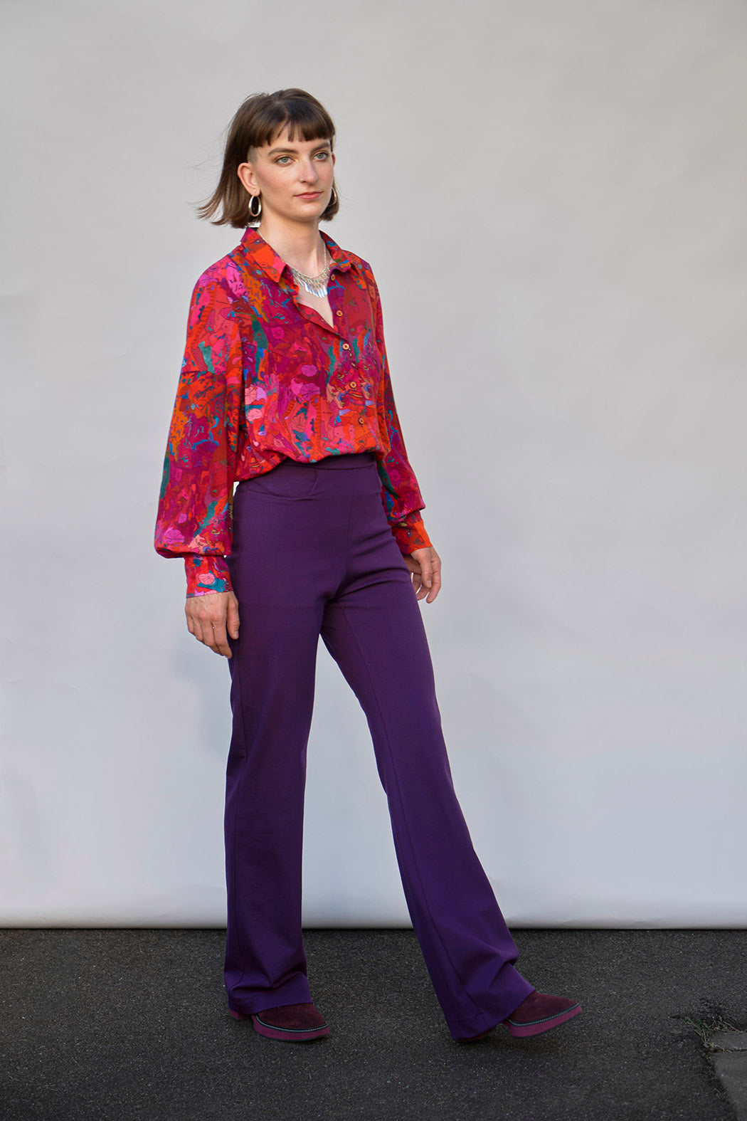 Pantalon flare 