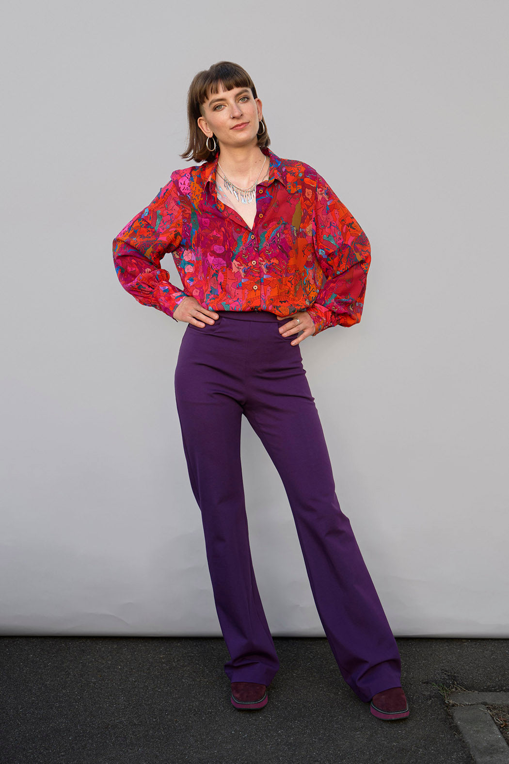 Pantalon flare 