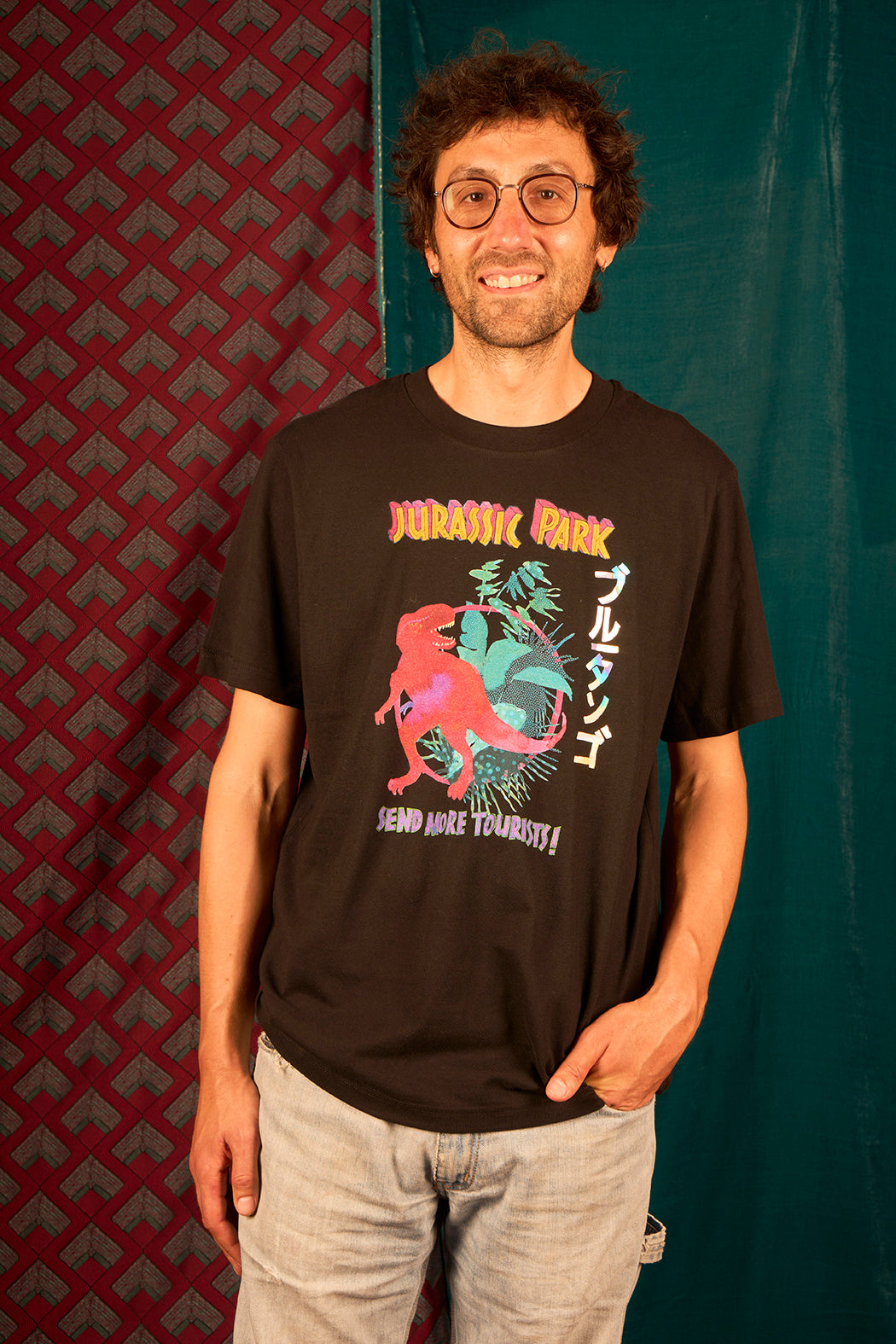 T-shirt homme large et cool motif 