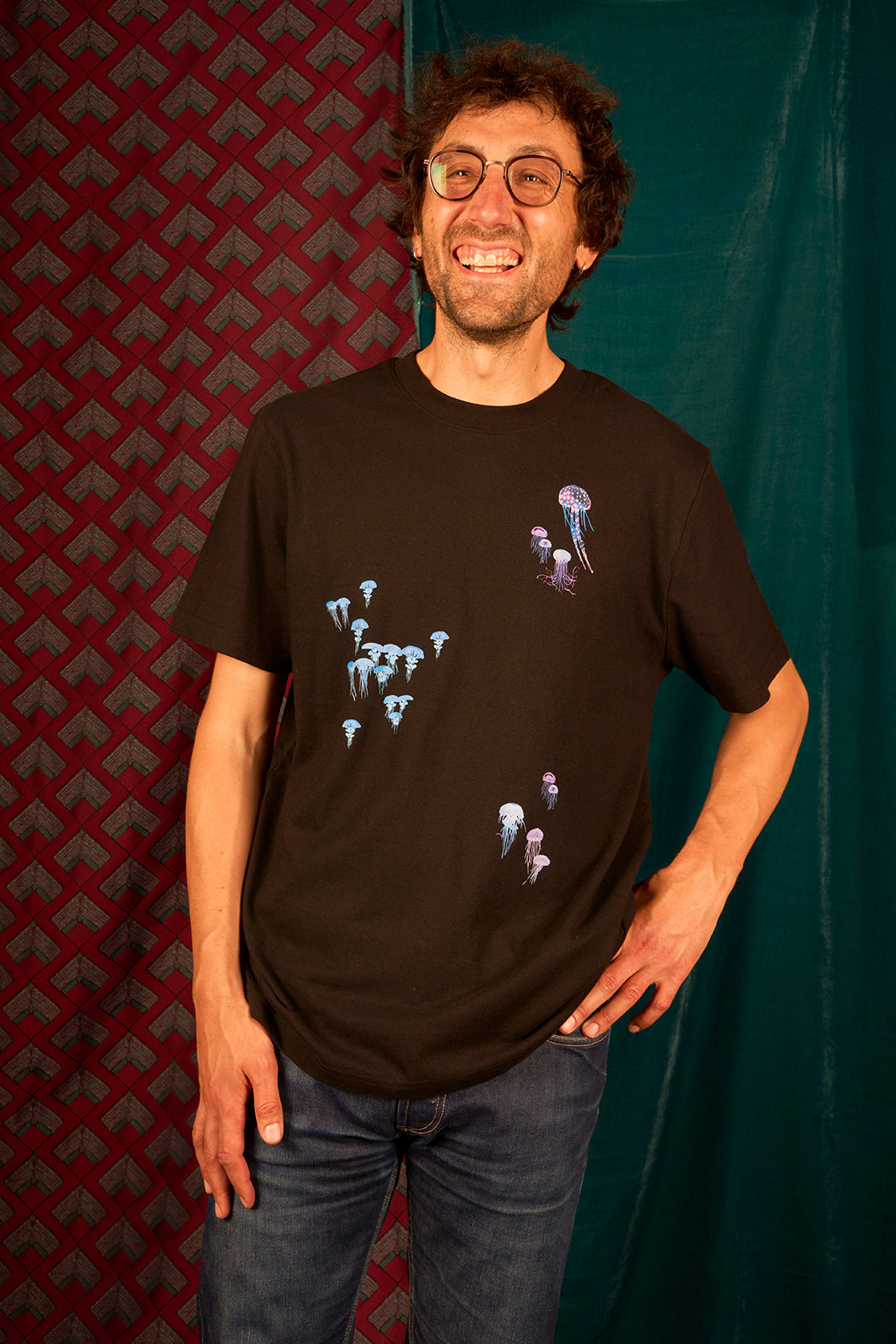 T-shirt homme large et cool motif 