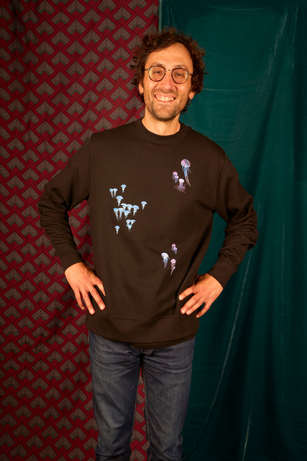 Sweat homme large cool et confort motif 