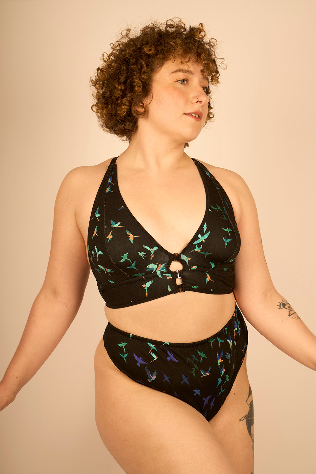 Bralette soutien-gorge Odette motif Ara Maison Finou x BT