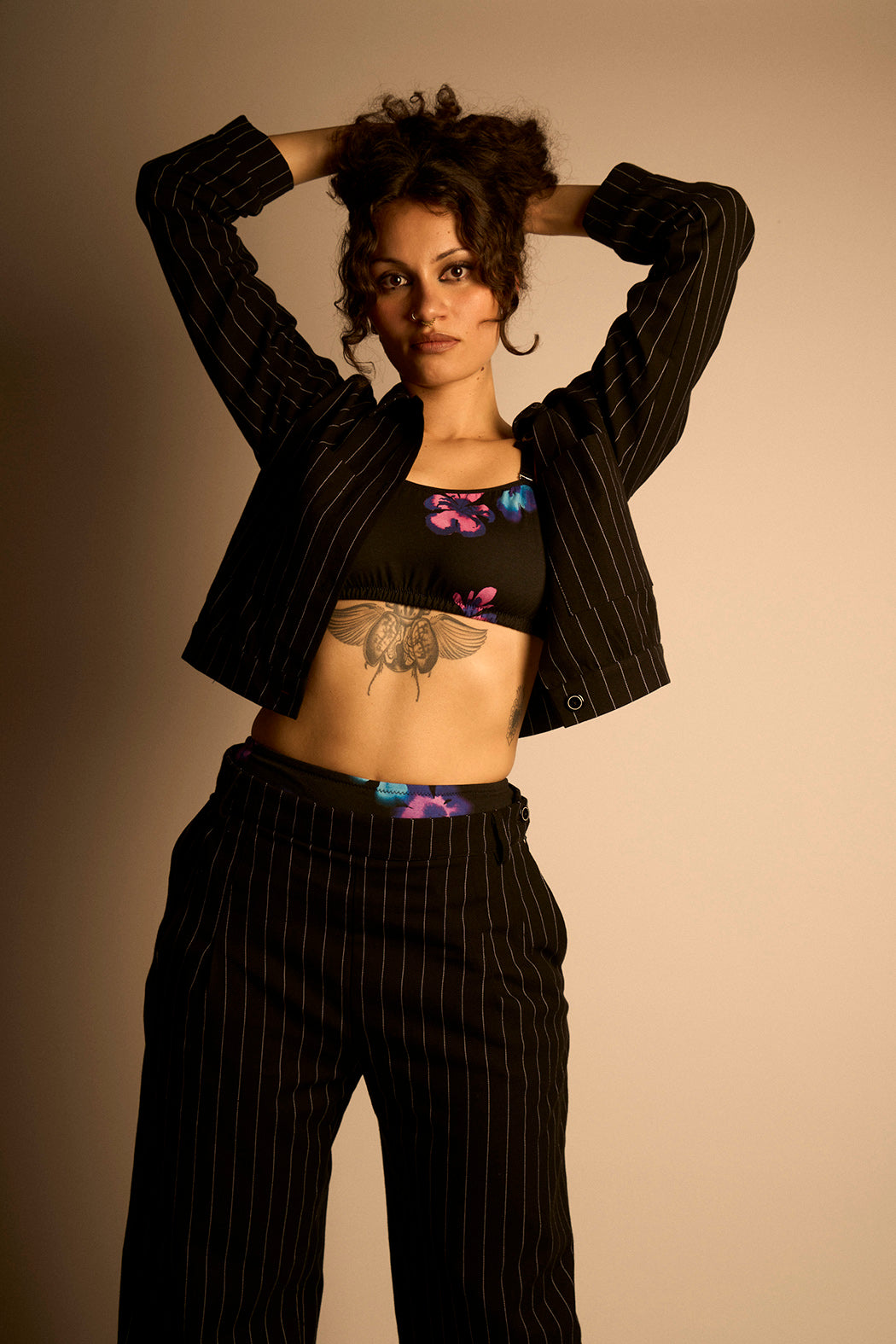 Brassière Camilla motif Fleurs floues Maison Finou x BT