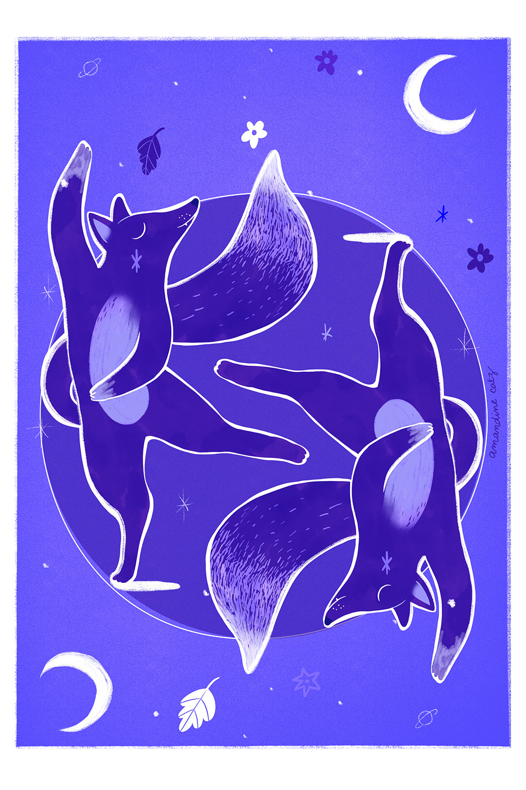 La carte cadeau imprimée A6 avec une illustration sublime par Amandine Catz