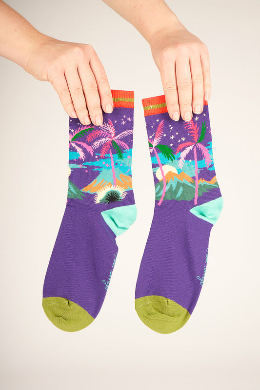 Chaussettes Fantaisie motif "Eden"