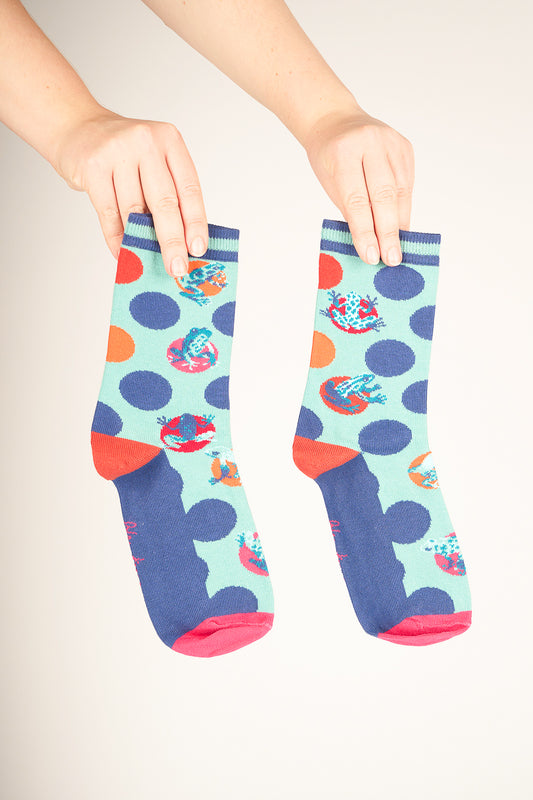 Chaussettes Fantaisie motif animalier "Toxic"