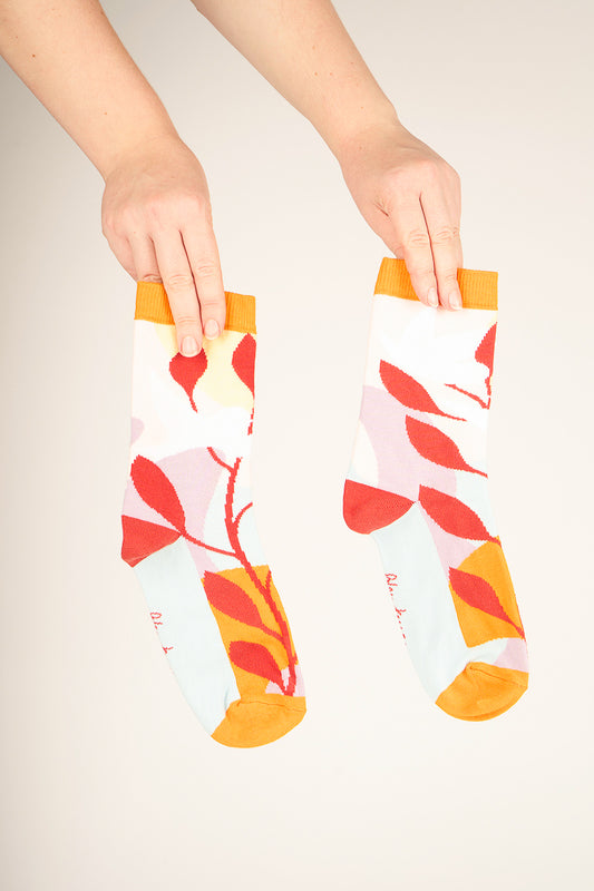Chaussettes Fantaisie motif coloré "Liberté"