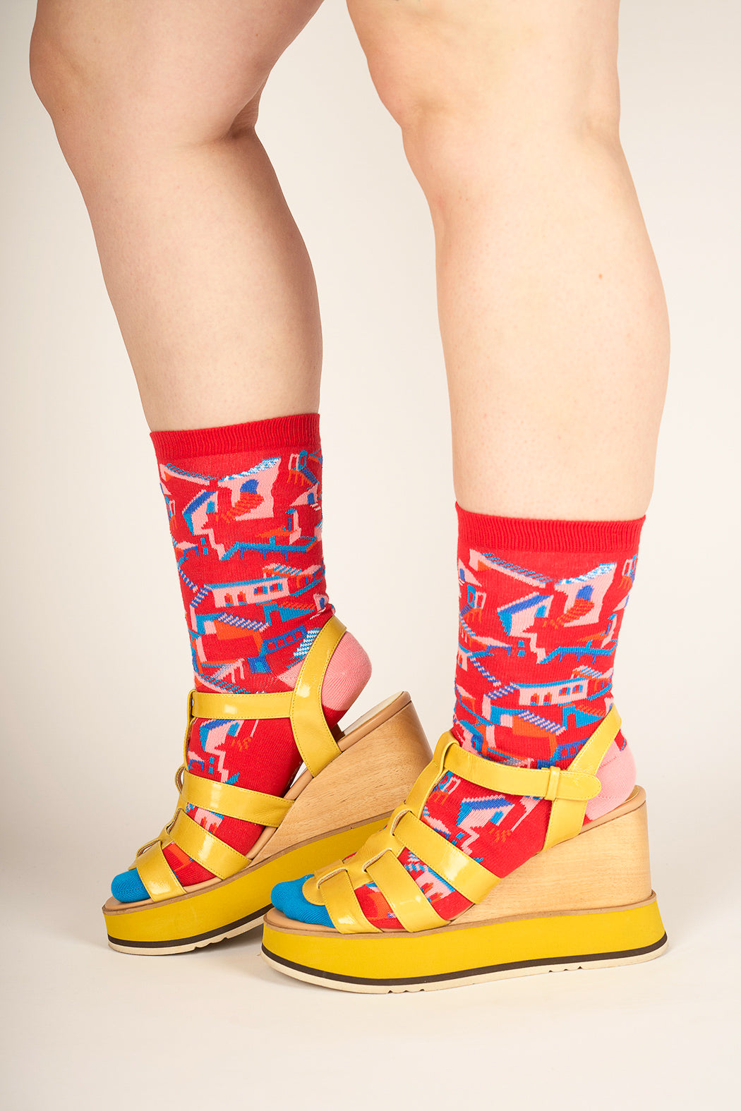 Chaussettes Fantaisie motif coloré 