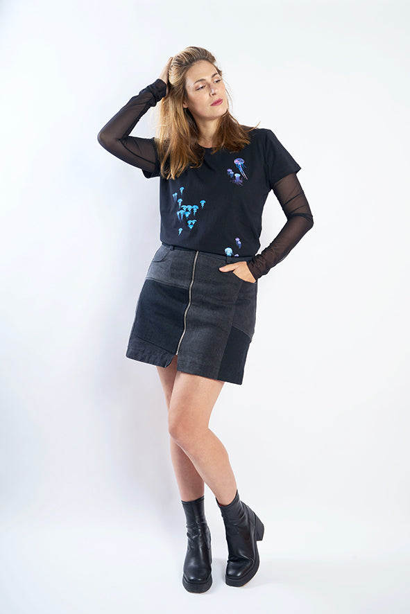 T-shirt motif Méduses