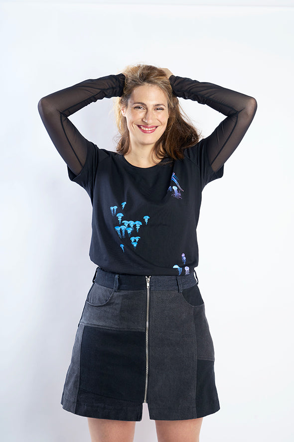 T-shirt motif Méduses