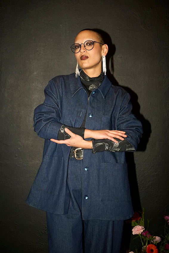 Pantalon d'héroïne à pinces Semi-Palazzo 