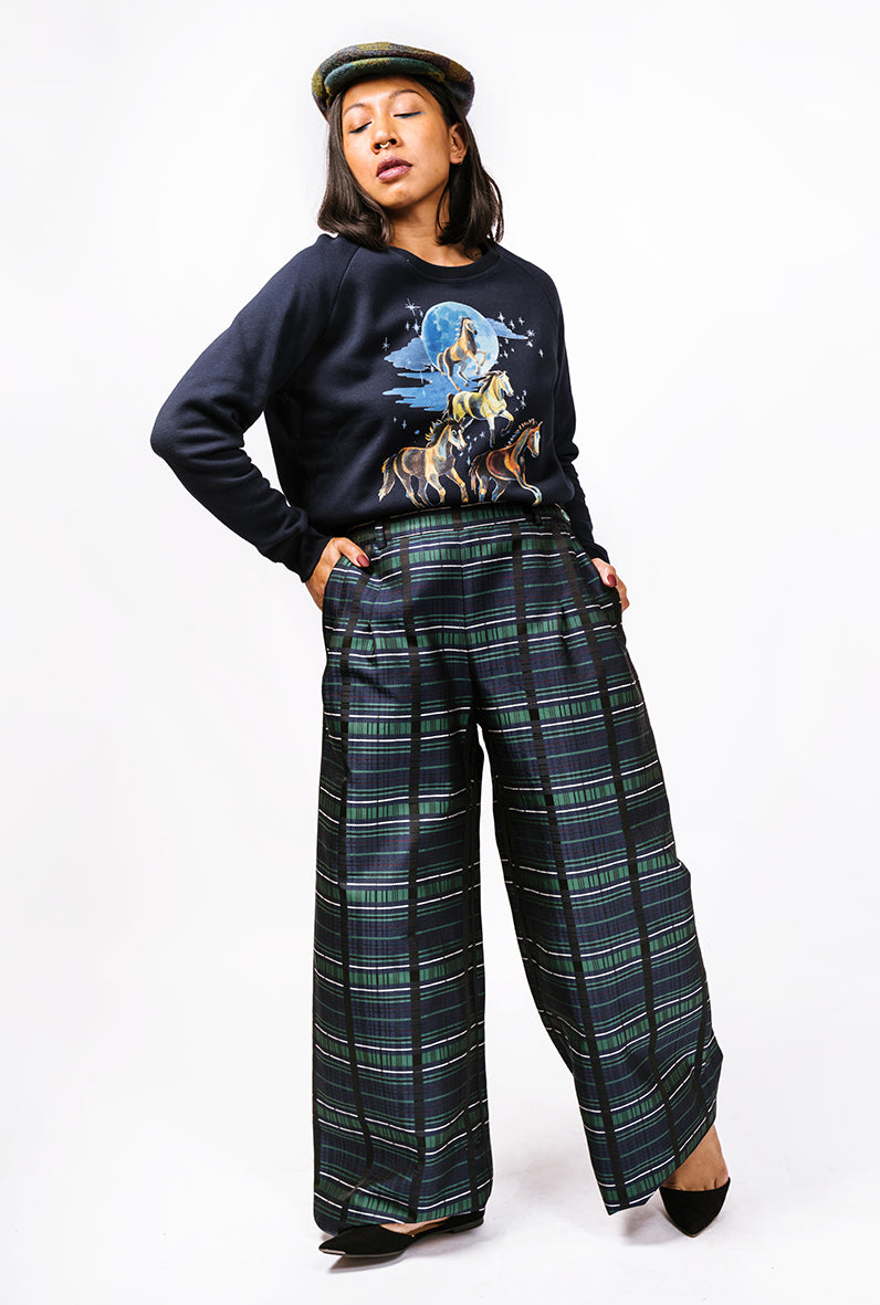 Pantalon large 