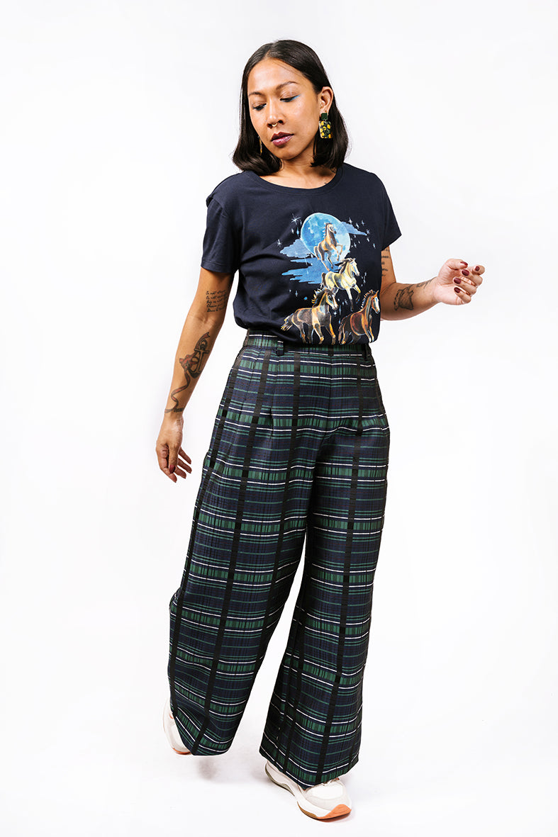 Pantalon large 