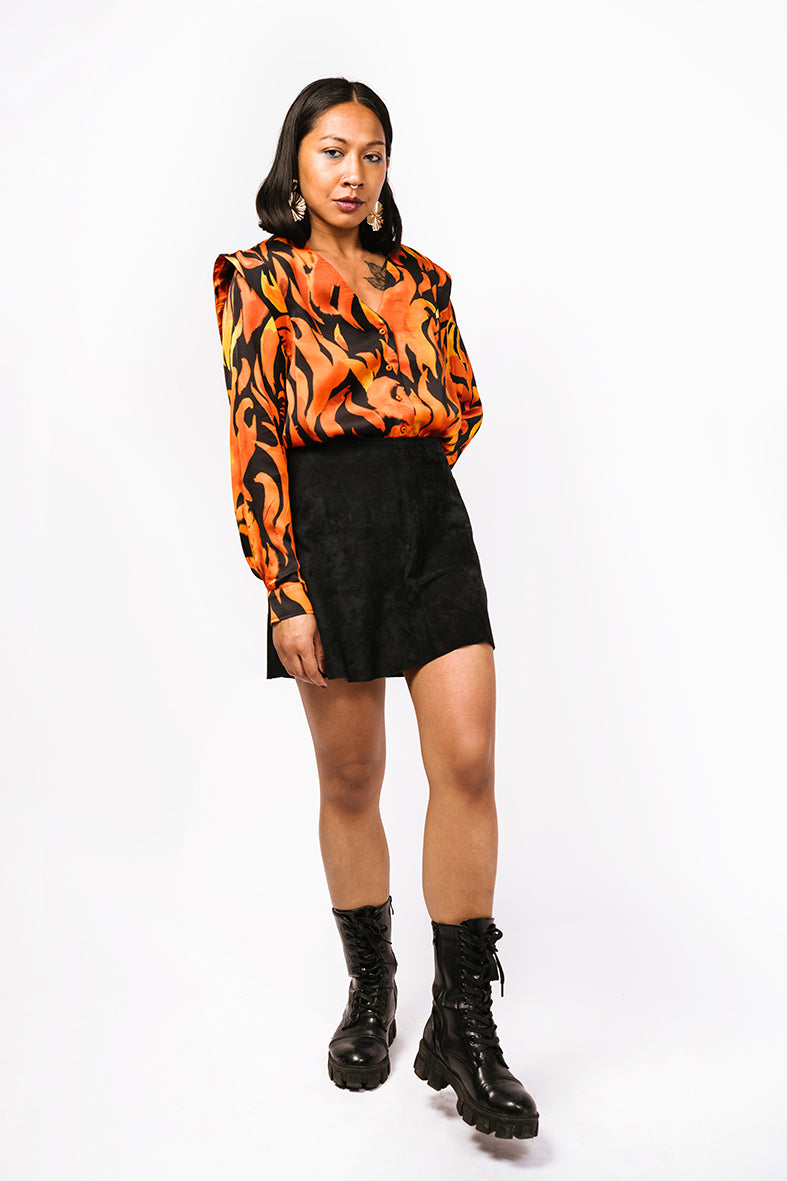 Top motif Flammes 