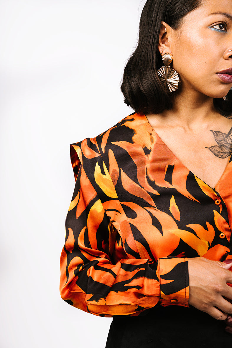 Top motif Flammes 