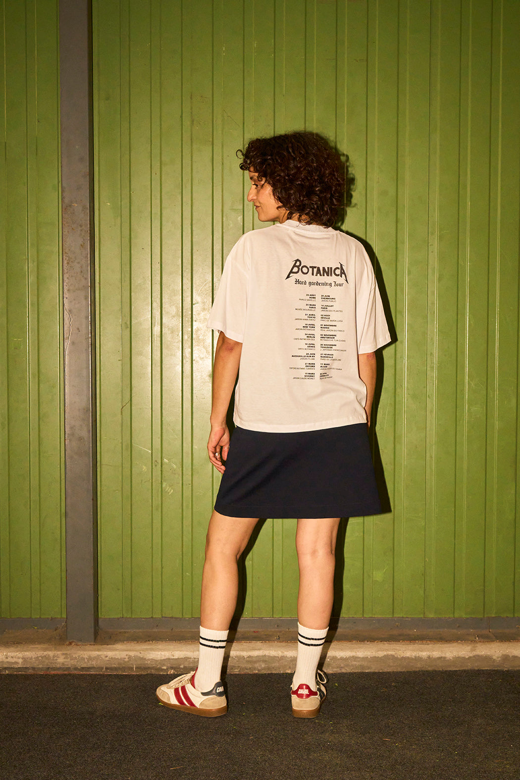 T-shirt femme large crop coupe boxy 
