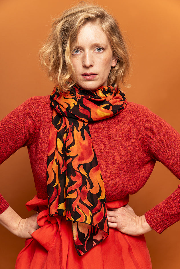 Foulard à lire 