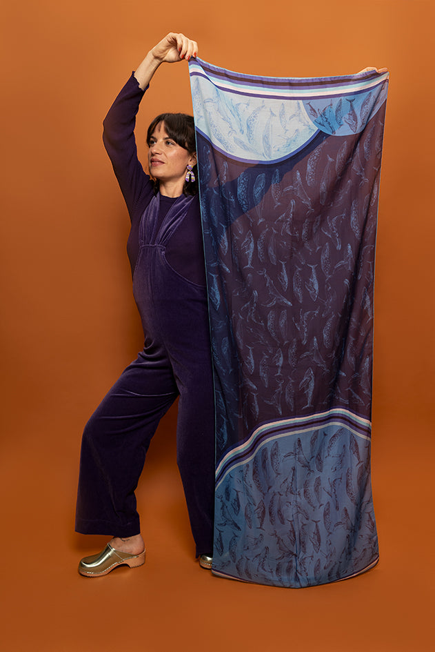 Foulard à lire 