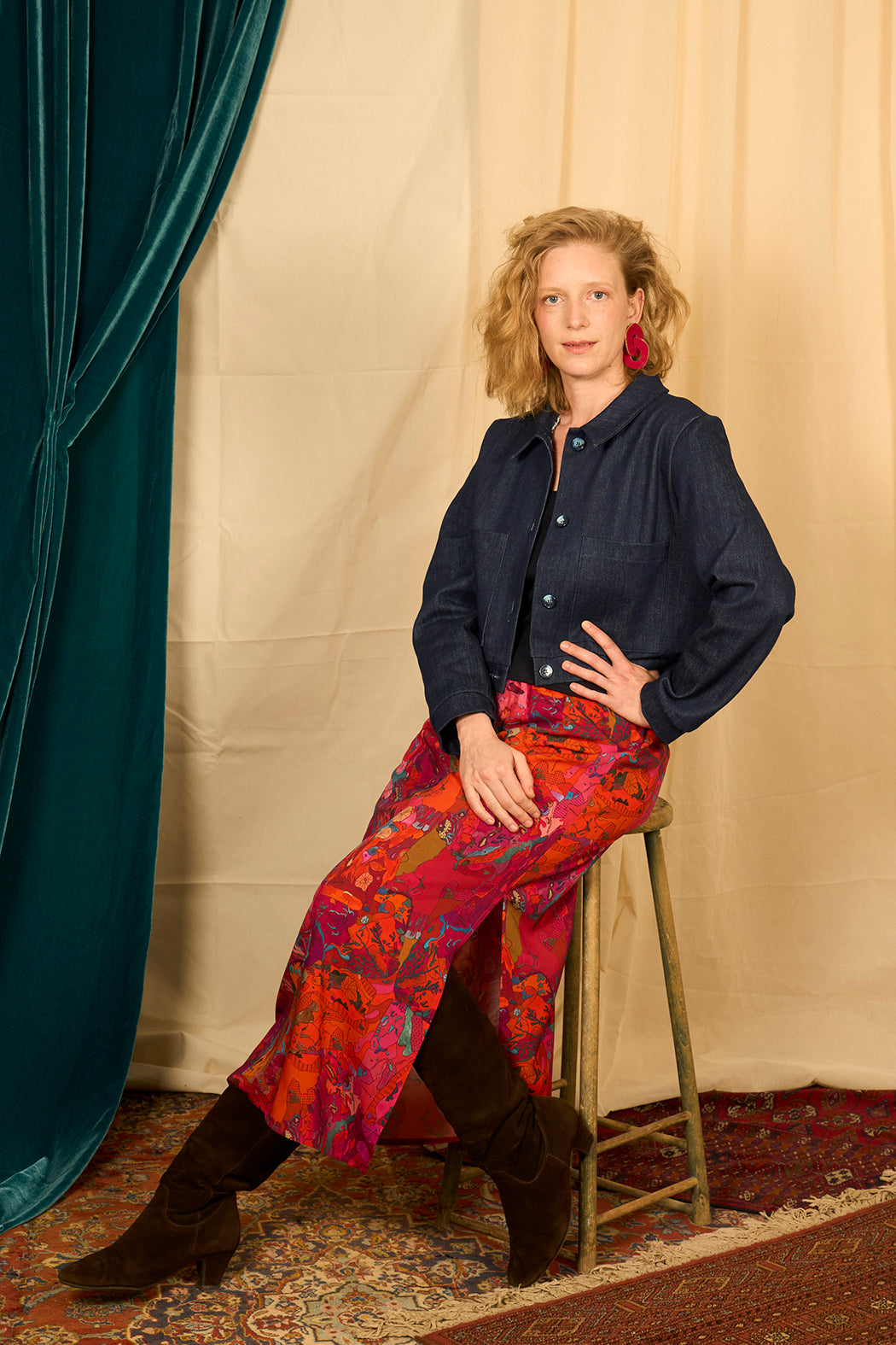 Blouson boxy court large 