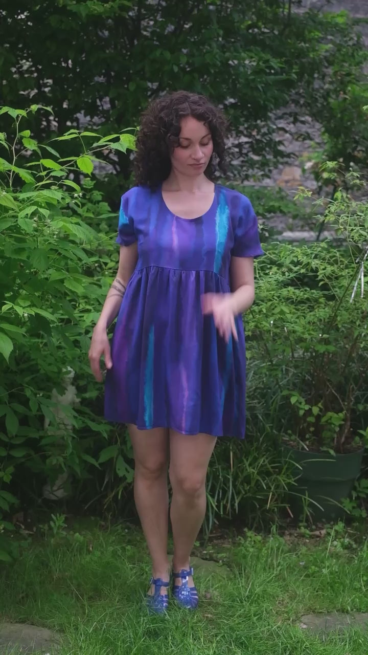 Robe courte ample et confort 