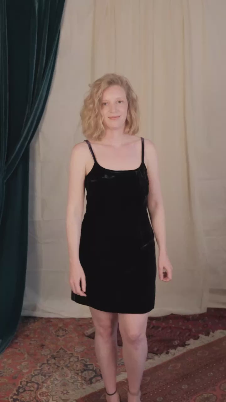 Mini robe slip dress 