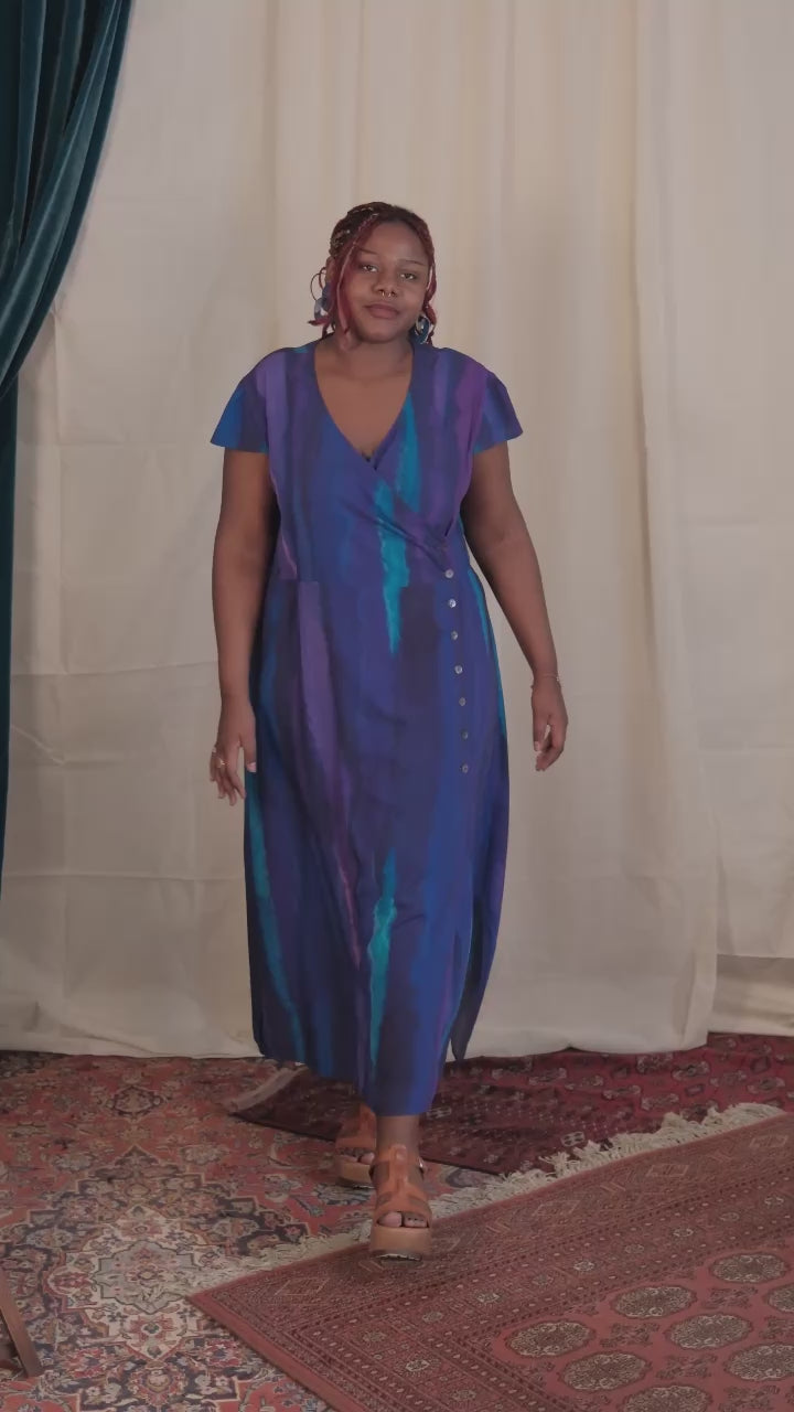 Robe longue portefeuille 