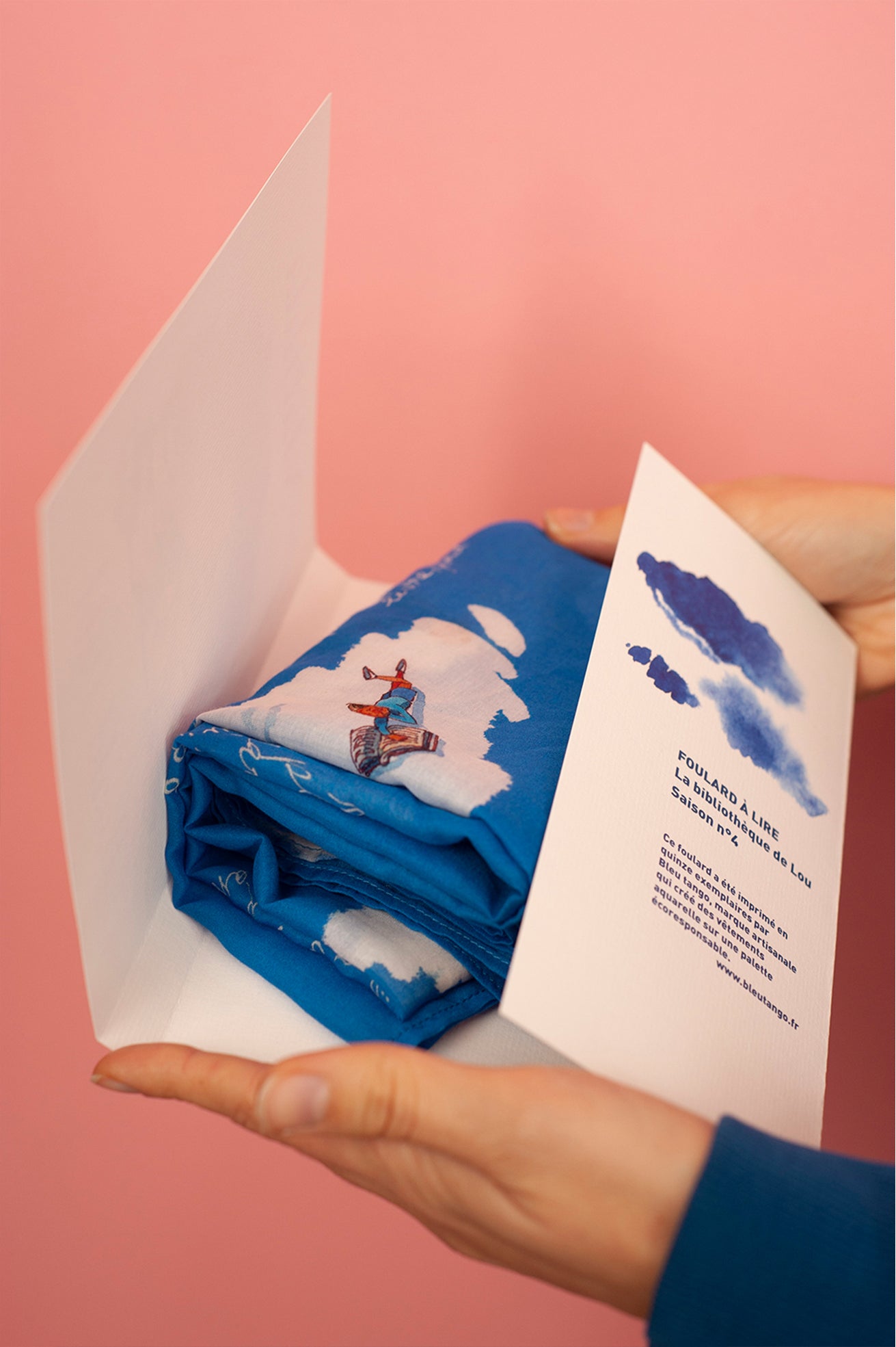 Foulard à lire 