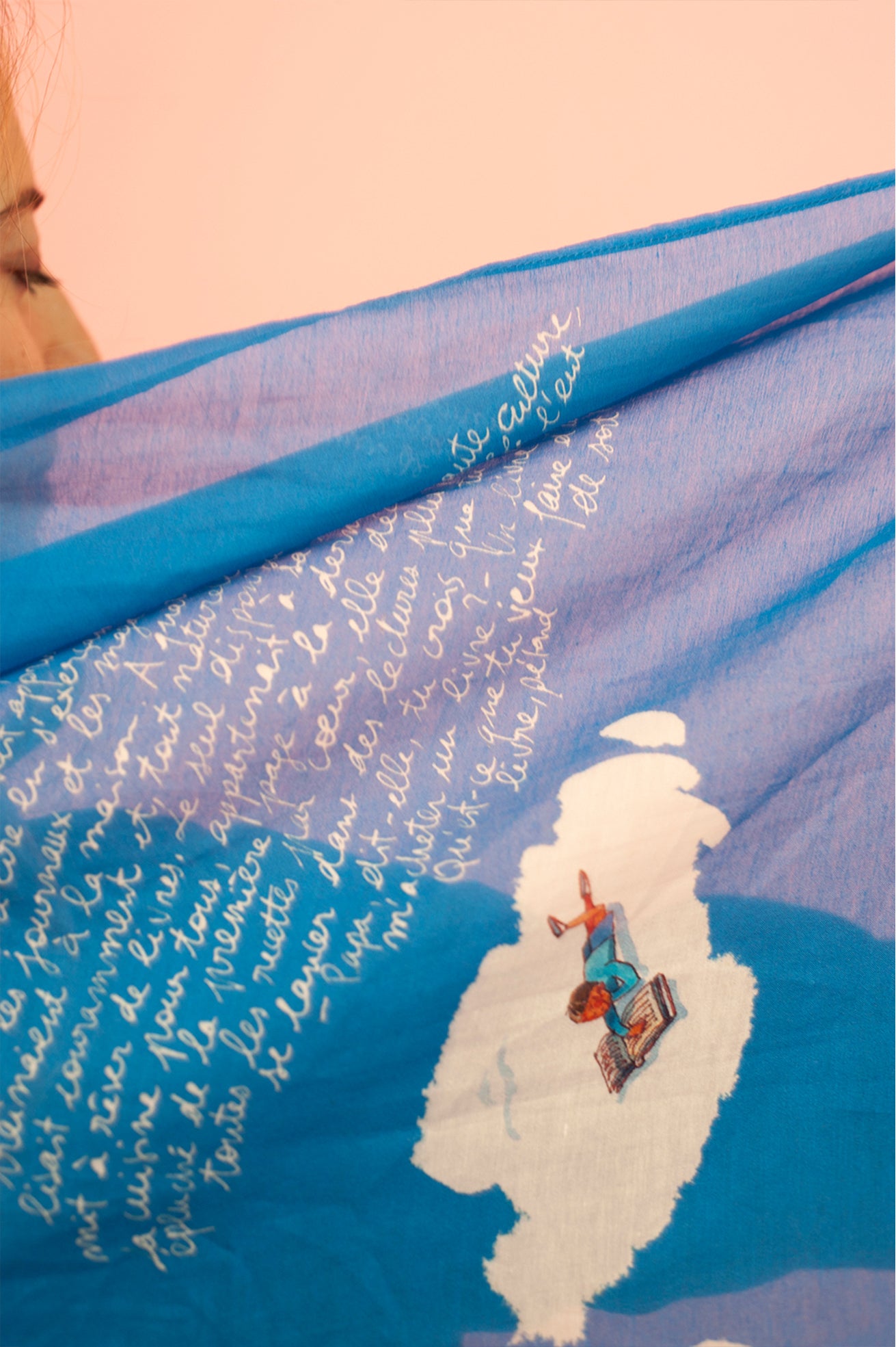 Foulard à lire 