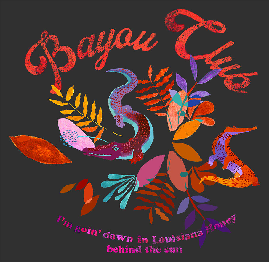 T-shirt motif Bayou