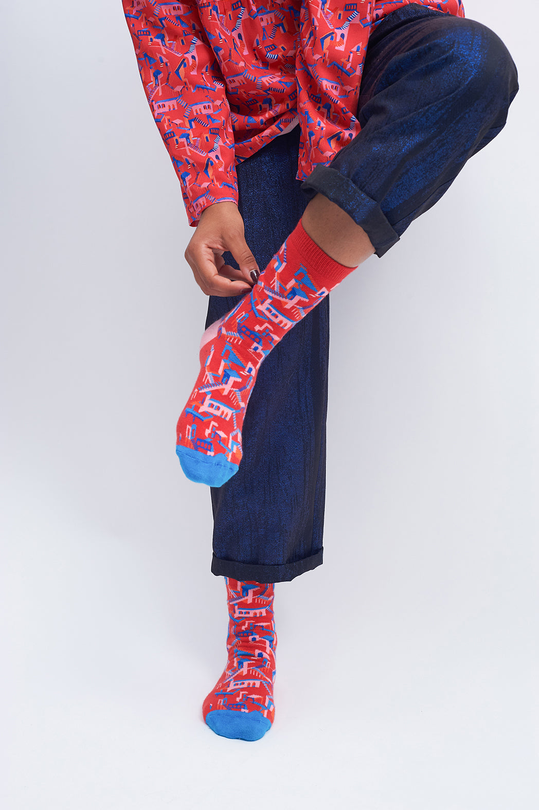 Chaussettes Fantaisie motif coloré 