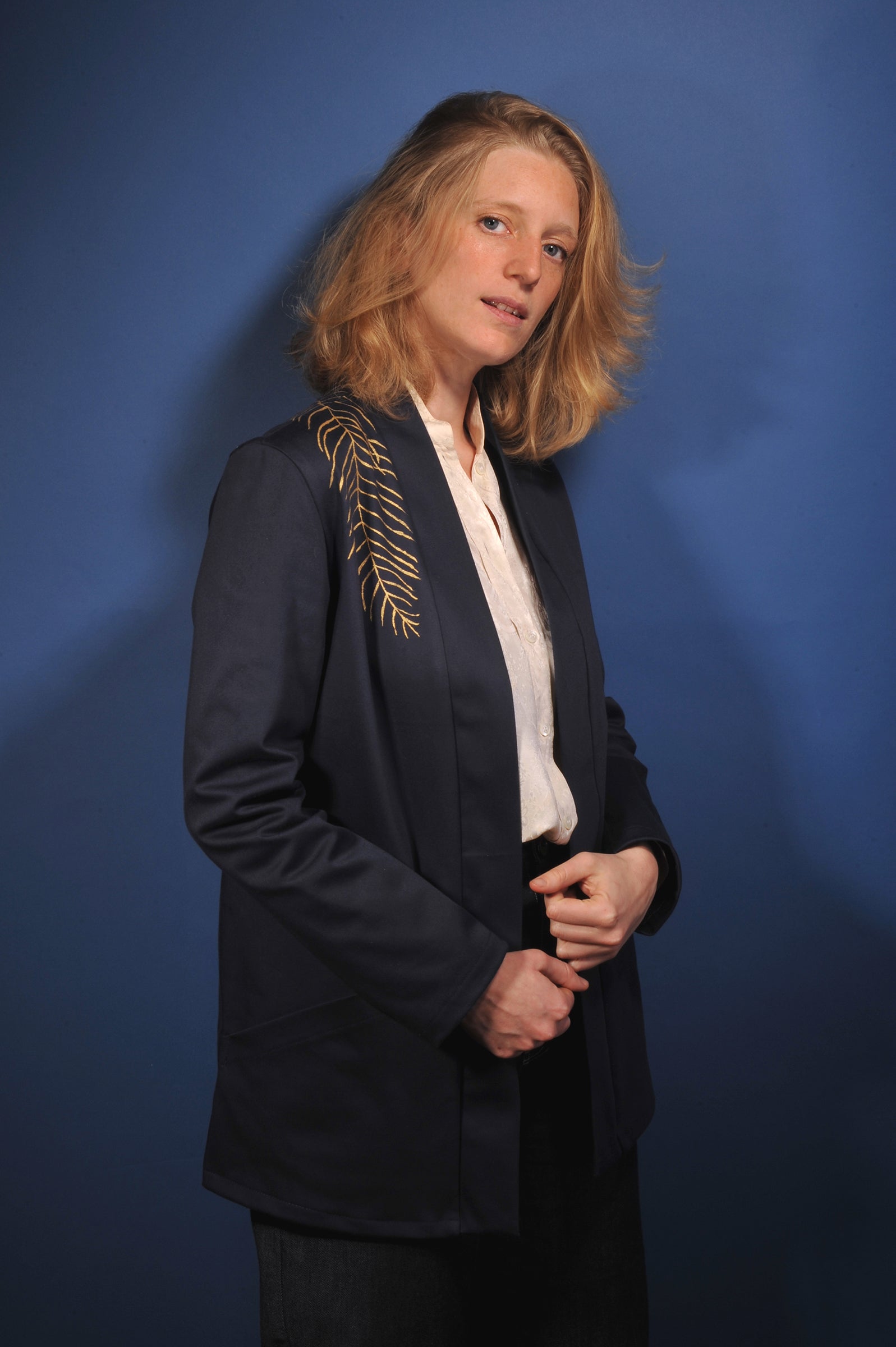 Veste kimono minuit* fougère légère