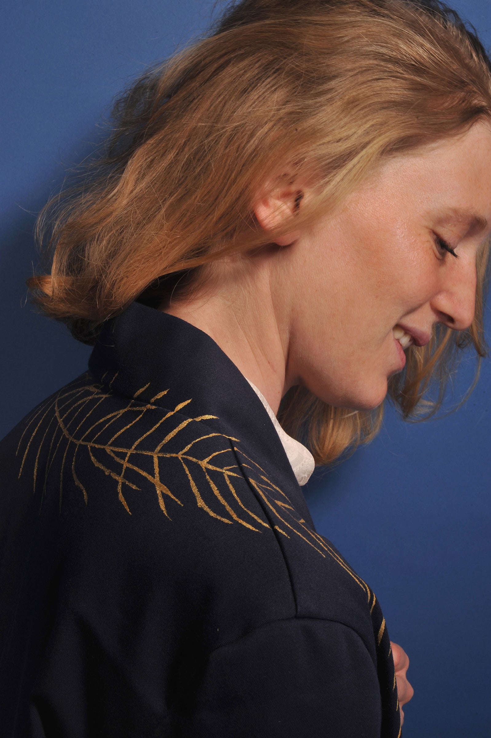 Veste kimono minuit* fougère légère