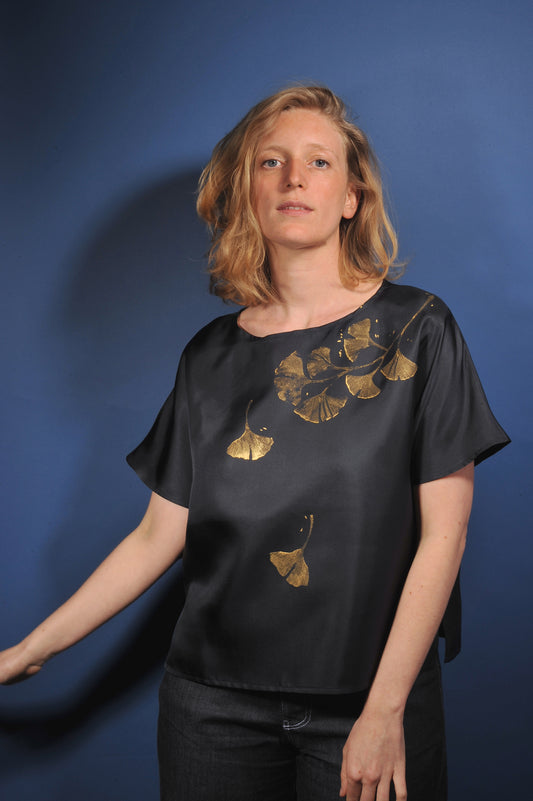 Top minuit* empreintes de ginkgo
