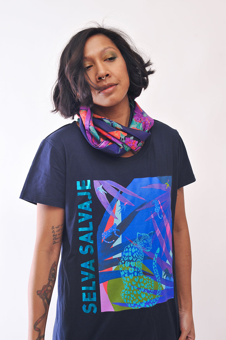 T-shirt motif tropical 