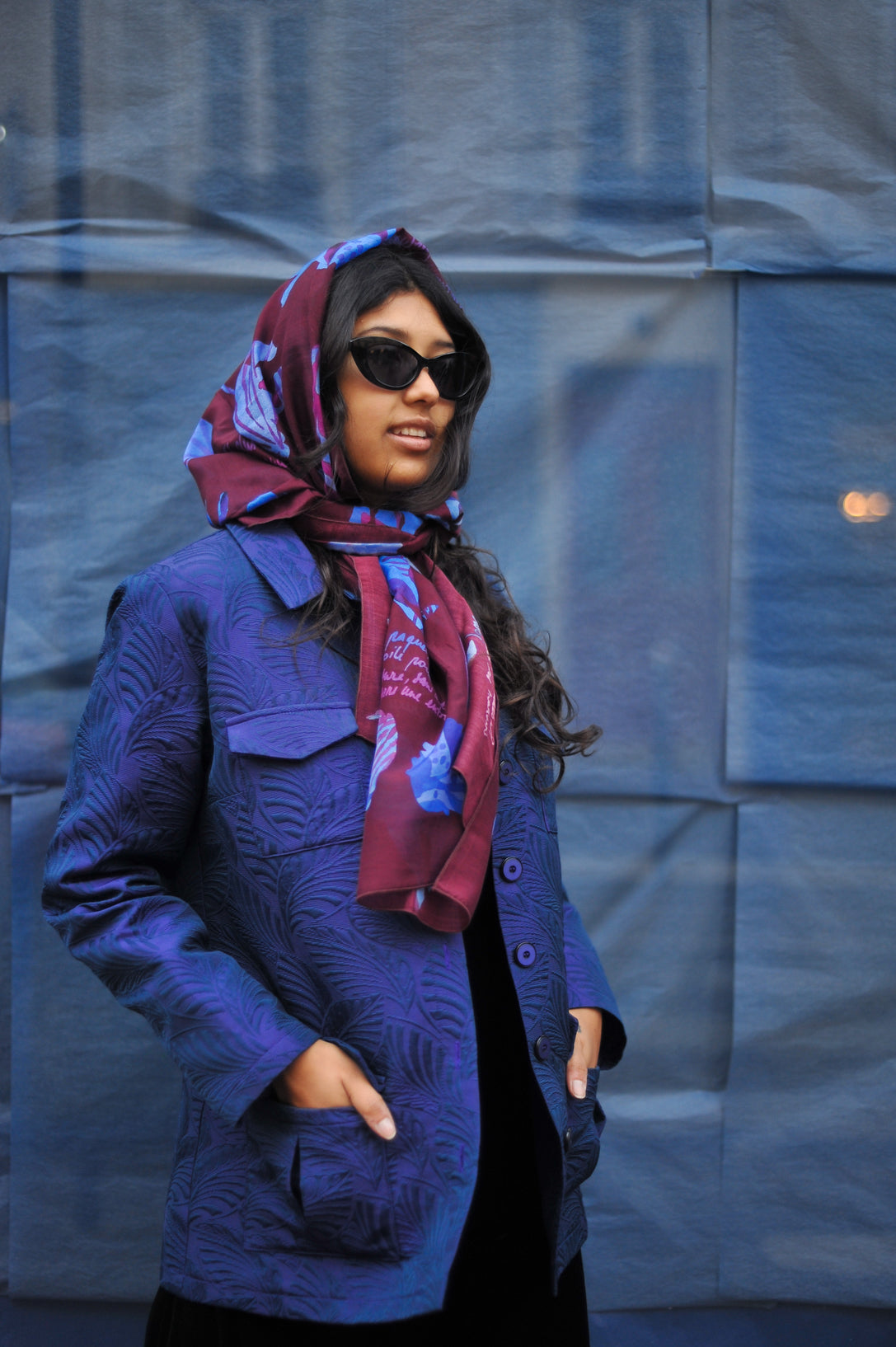 Foulard à lire 