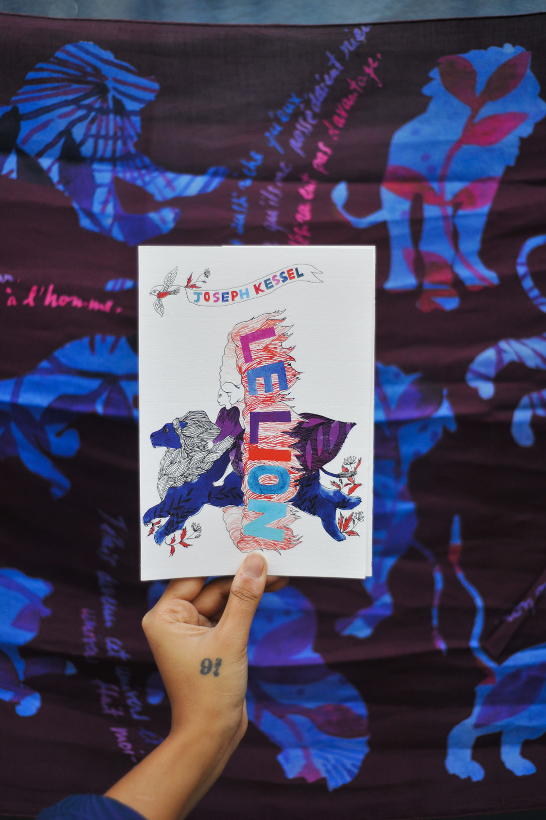 Foulard à lire 