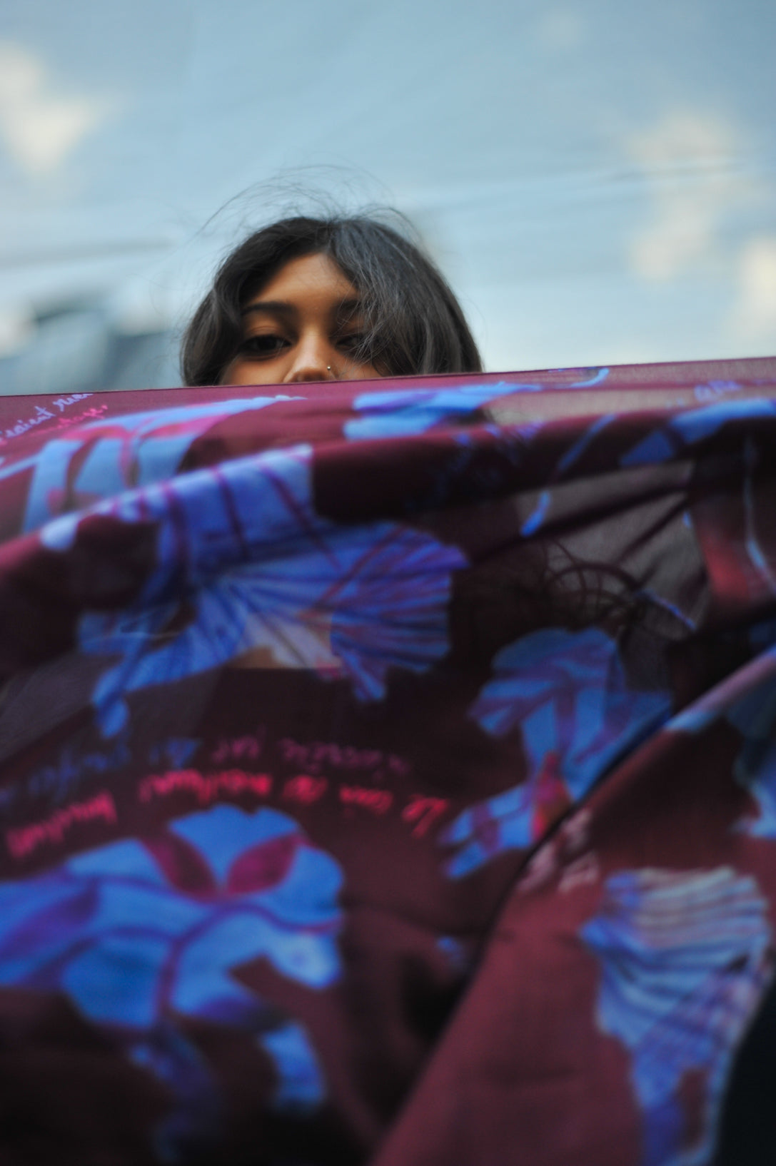 Foulard à lire 