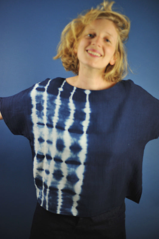 Top minuit* shibori Ondes