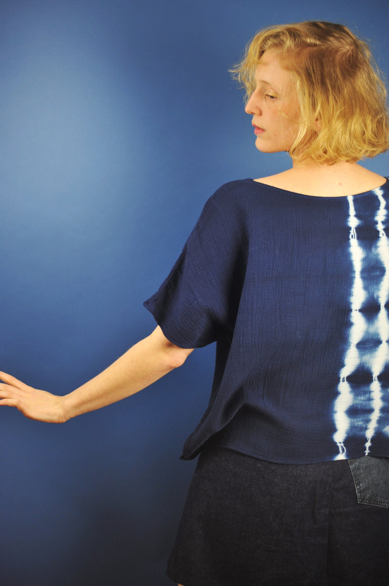 Top minuit* shibori Ondes