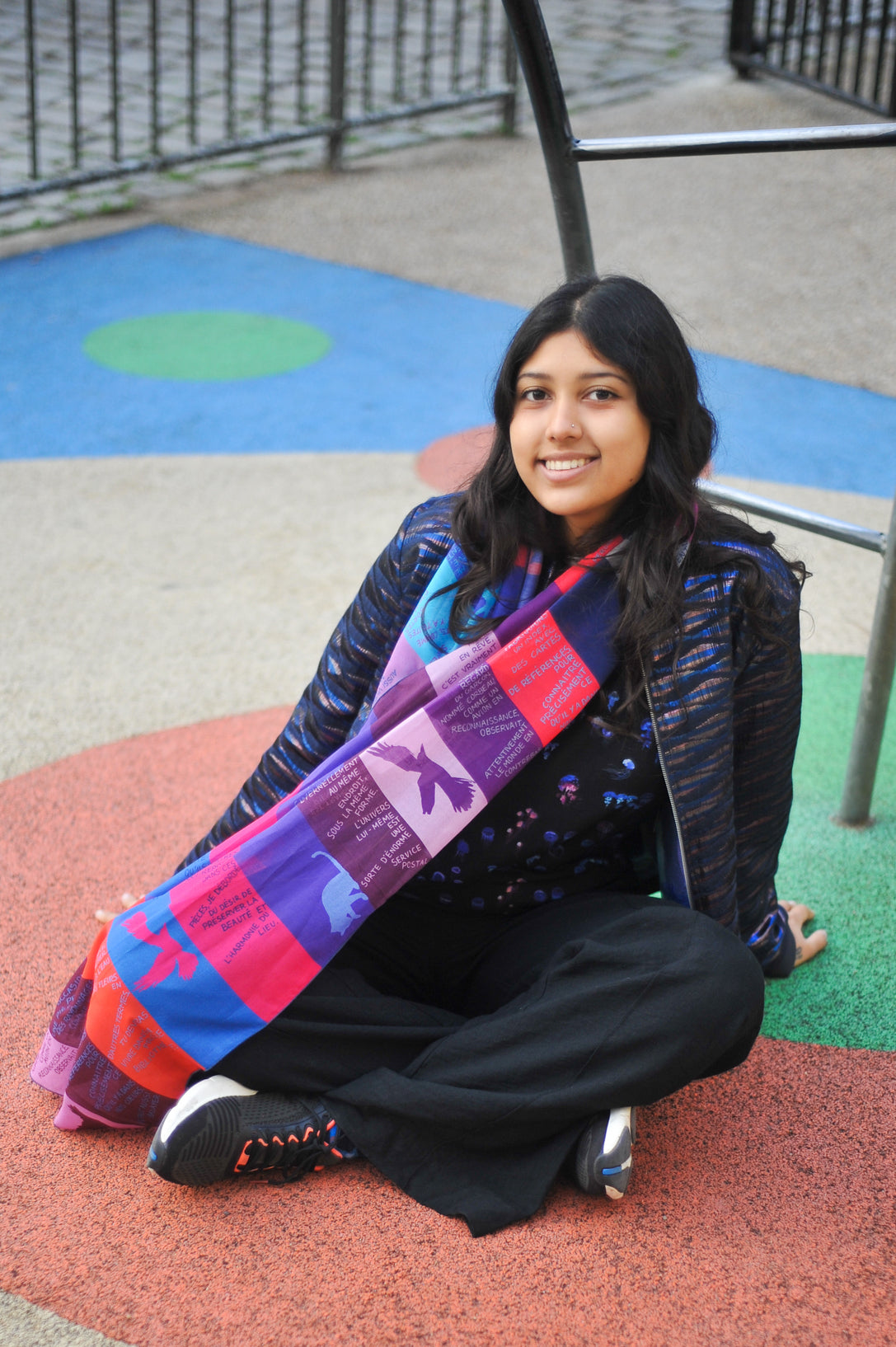 Foulard à lire 