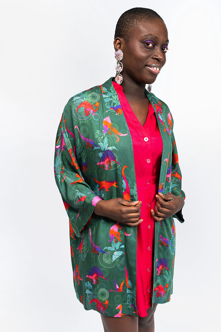 Kimono motif animalier 