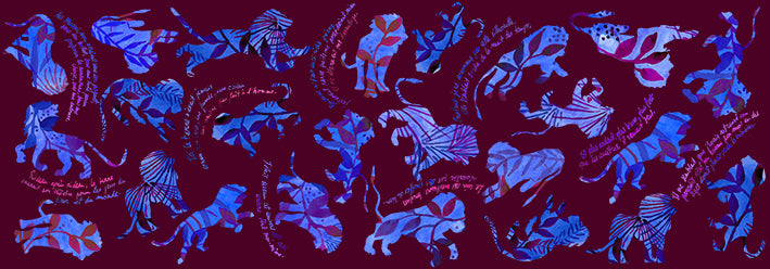 Foulard à lire 
